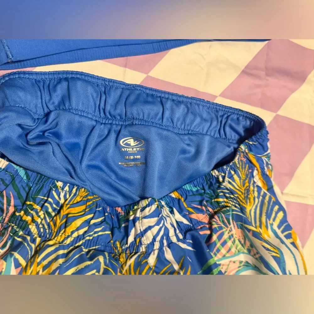 Avia 2-Piece Activewear Set - Tropical Palm Print - Size Medium - Picture 11 of 12